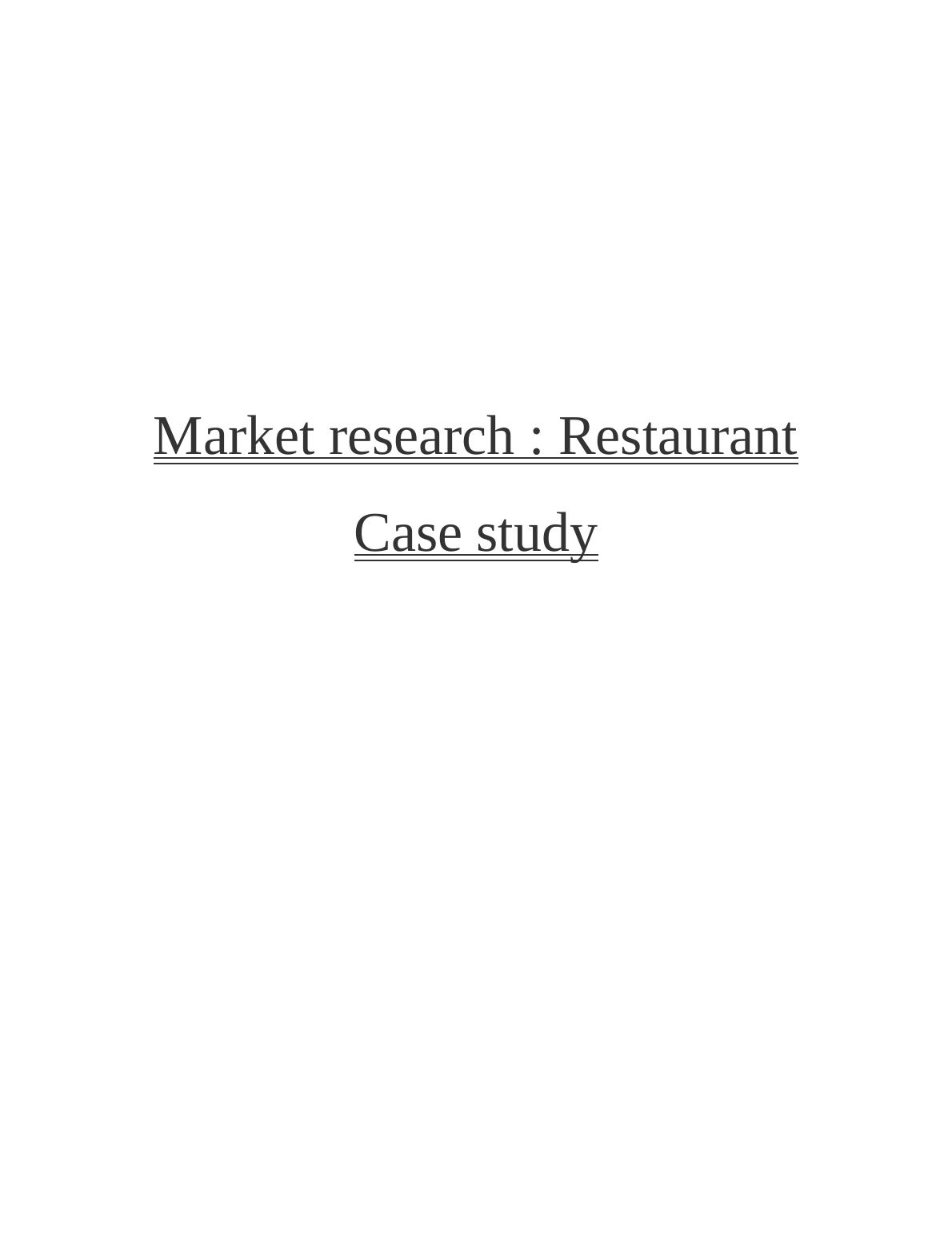 Market Research Essay : Qbic Hotel_1