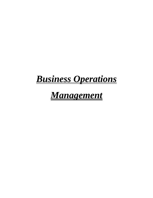 Challenges and Key Processes in Business Operations Management_1