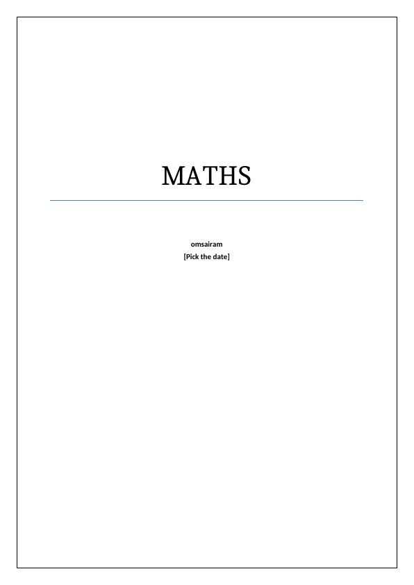 Mathematics linear inequalities assignment_1