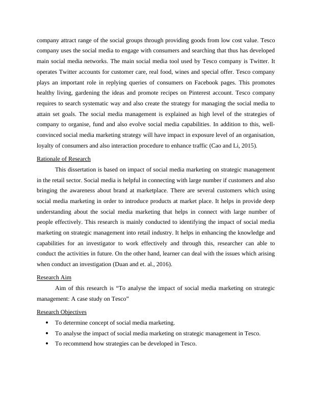 Impact of Social Media Marketing on Strategic Management in Retail Industry: A Case Study on Tesco_5