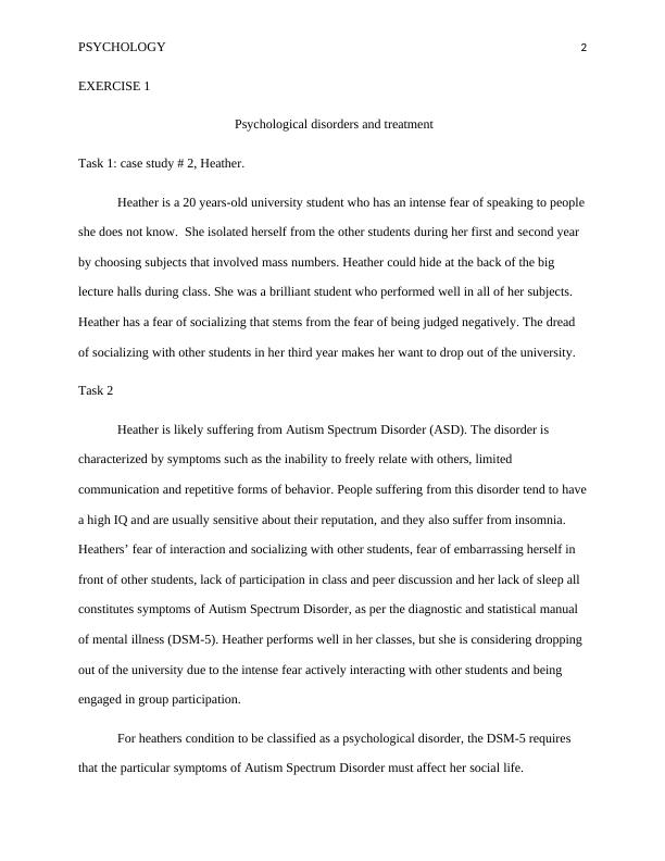 Psychological Disorders and Treatment Heather_2
