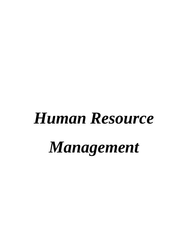 Purpose and Functions of HRM in ALDI_1
