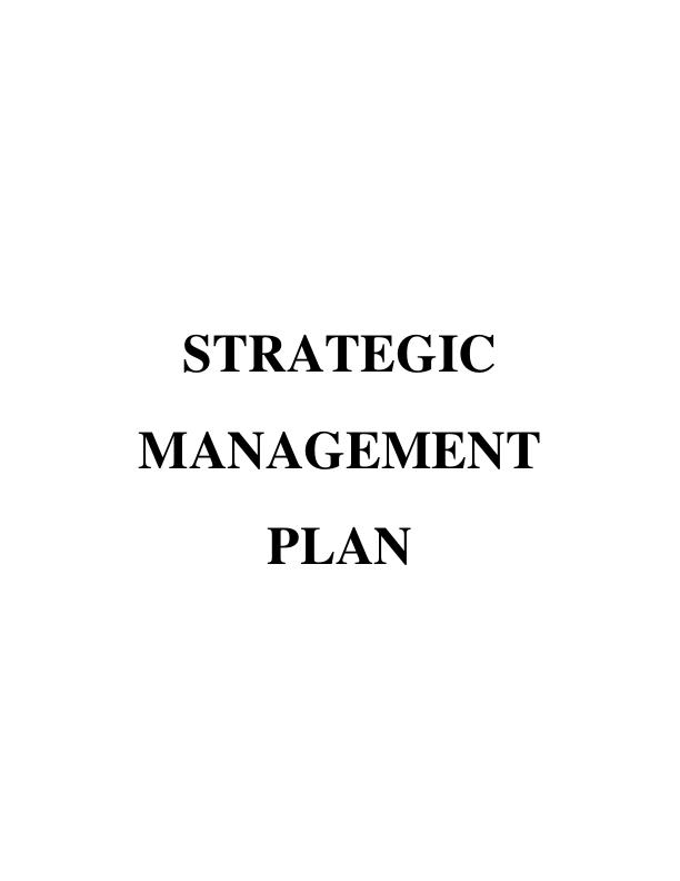 Strategic Management Plan for Morrisons_1