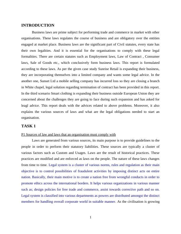 Business Law Assignment - Sunrise Retail Case Study_3