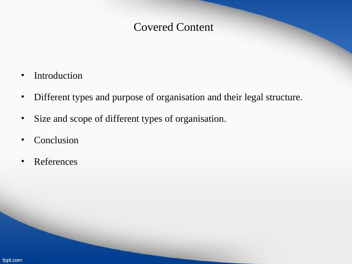 Types and Purpose of Organisation and Their Legal Structure_2
