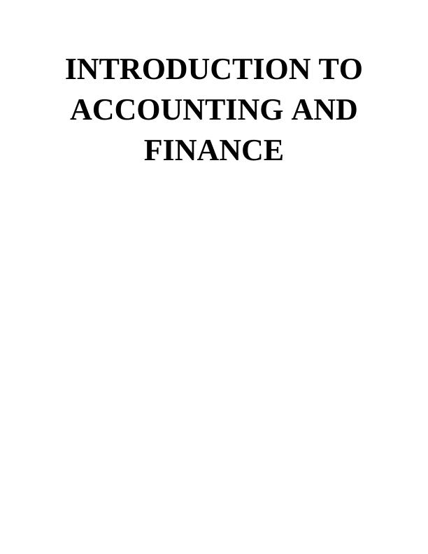 Introduction to Accounting and Finance_1