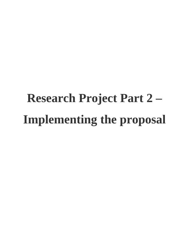 Towards Implementing the proposal CHAPTER 2: LITERATURE REVIEW Part 2: Implementation of the proposal_1