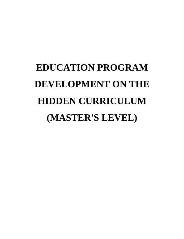Hidden Curriculum in Education (pdf)_1