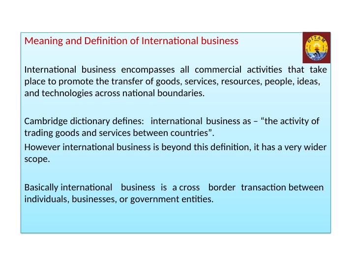 Introduction to International Business Unit 1_5