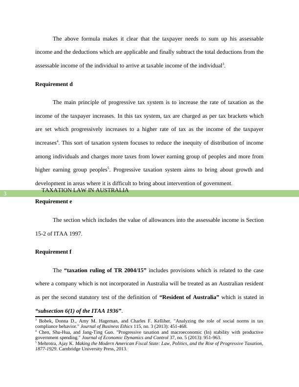(PDF) Taxation Law in Australia | Assignment_4