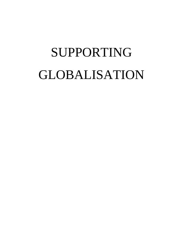 Essay Title Why do Hirst, Thompson and Bromley argue that 'globalization does not exist'_1