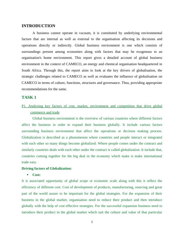 (PDF)Global Business Environment : Assignment_3