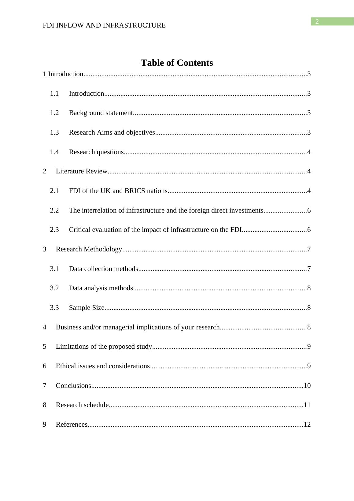 FDI Inflow and Infrastructure Research Paper 2022