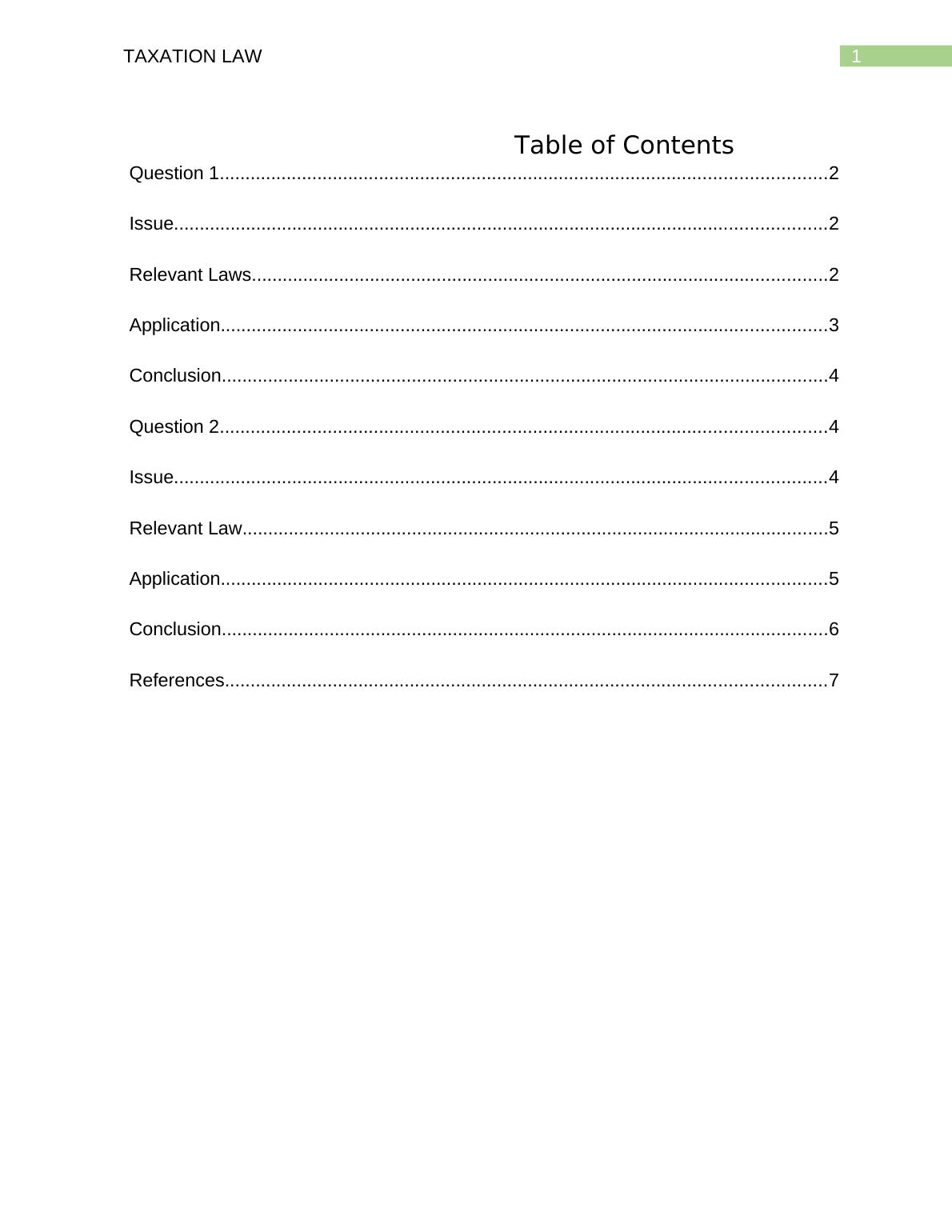 Taxation Law Question and Answer