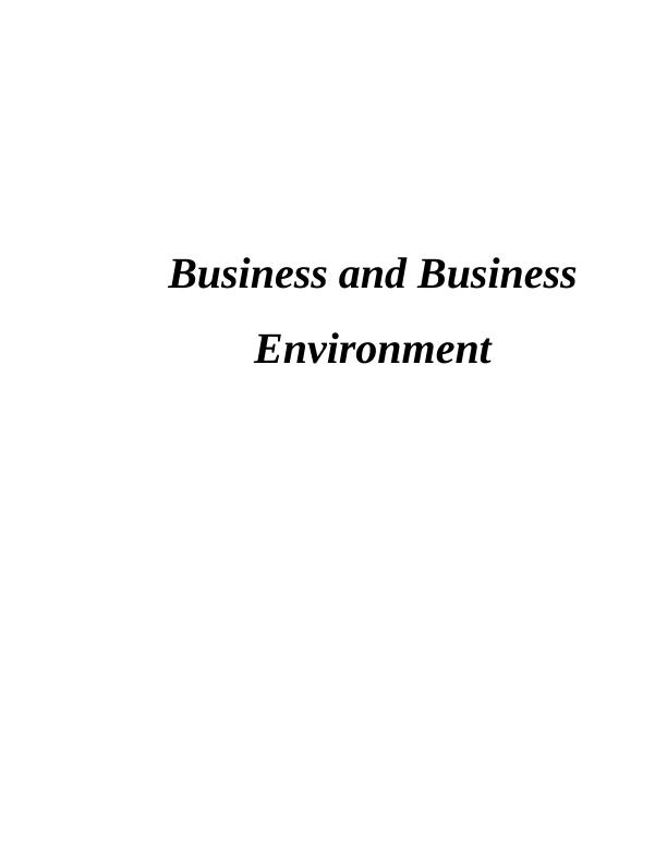 Business & Business Environment - Aldi_1