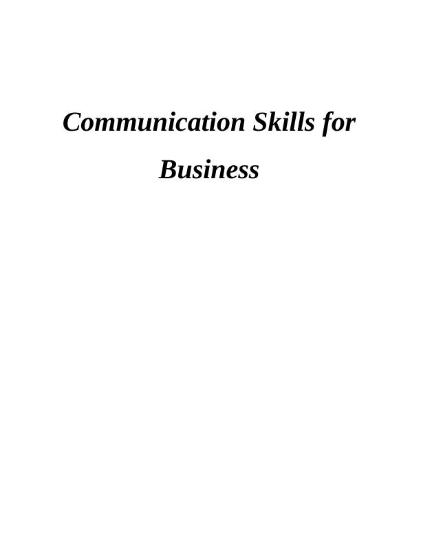 Communication Skills for Business - Docs_1