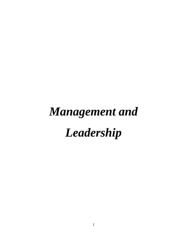 Application of Theories and Models in Leadership and Management of Walmart_1