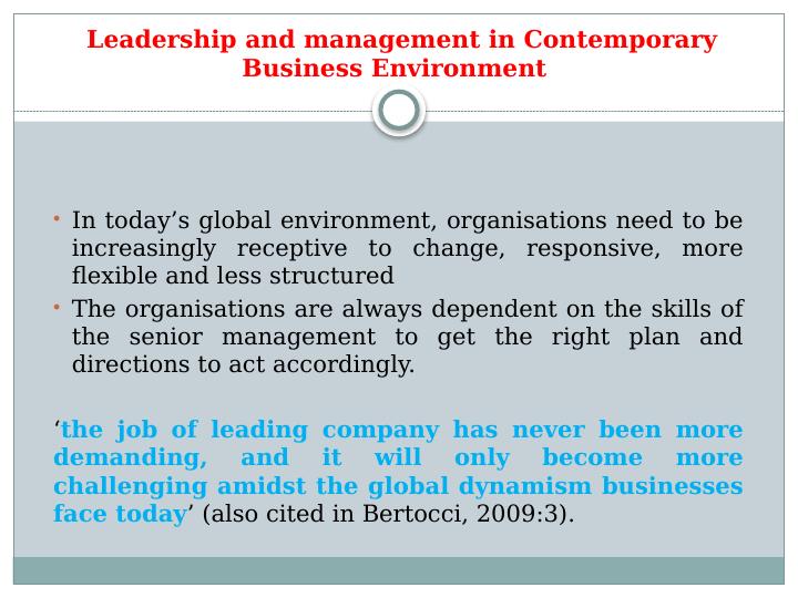 Relationship between Leadership and Management in a Contemporary Business Environment_5