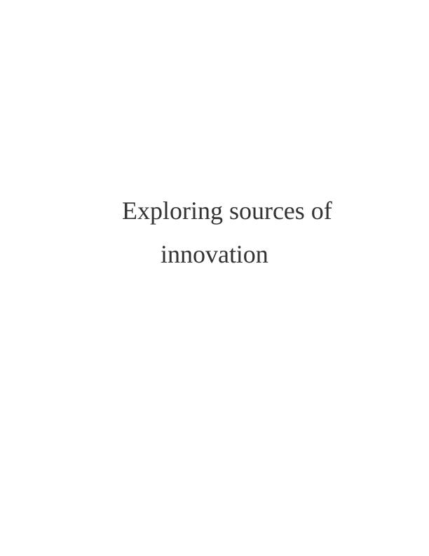 Exploring Sources of Innovation_1