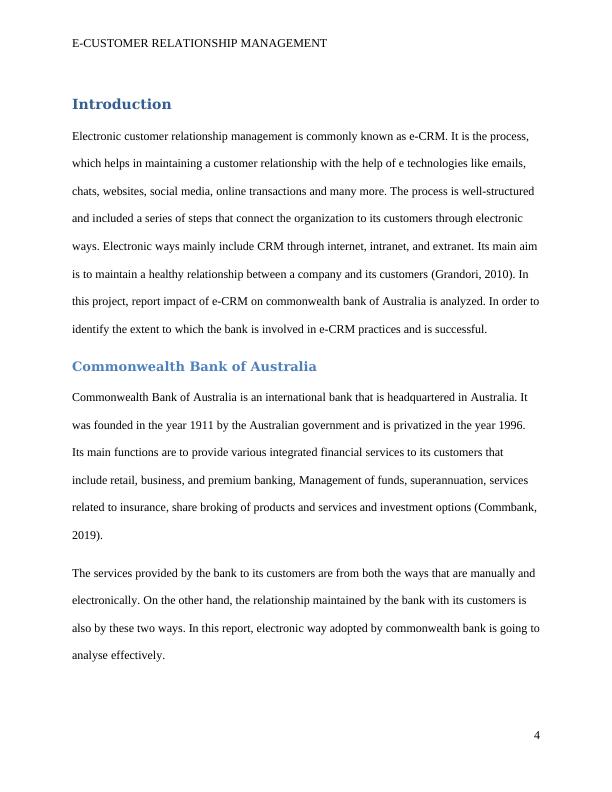 e-Customer Relationship Management with Special Reference to Commonwealth Bank of Australia_4
