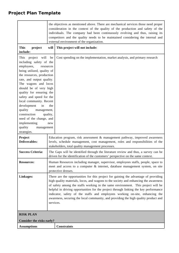 Project background Assignment PDF