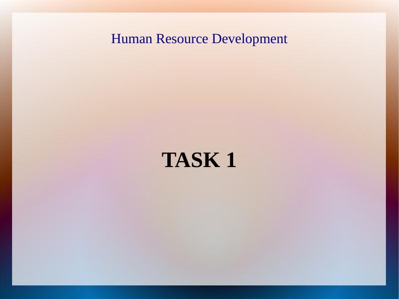 Human resources development_1