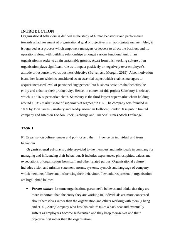 Influence of Organisational Culture, Power, and Politics on Behaviour and Performance_3