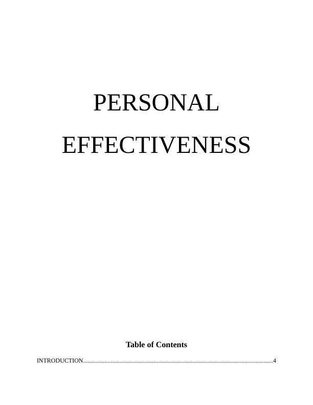 Utilizing Theories and Framework for Personal Effectiveness_2