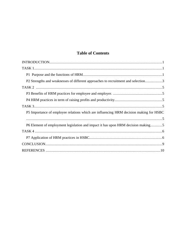 Report Assignment on Human Resources - HSBC plc_2