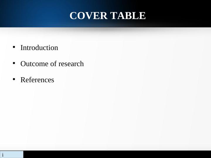 Outcome of Research - Task 4_2