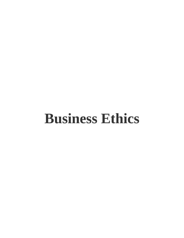 Business Ethics and Corporate Social Responsibility: A Case Study of Wells Fargo_1