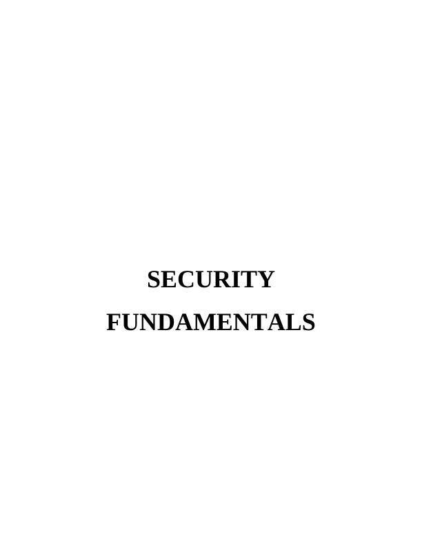 Network Security Fundamentals Assignment_1