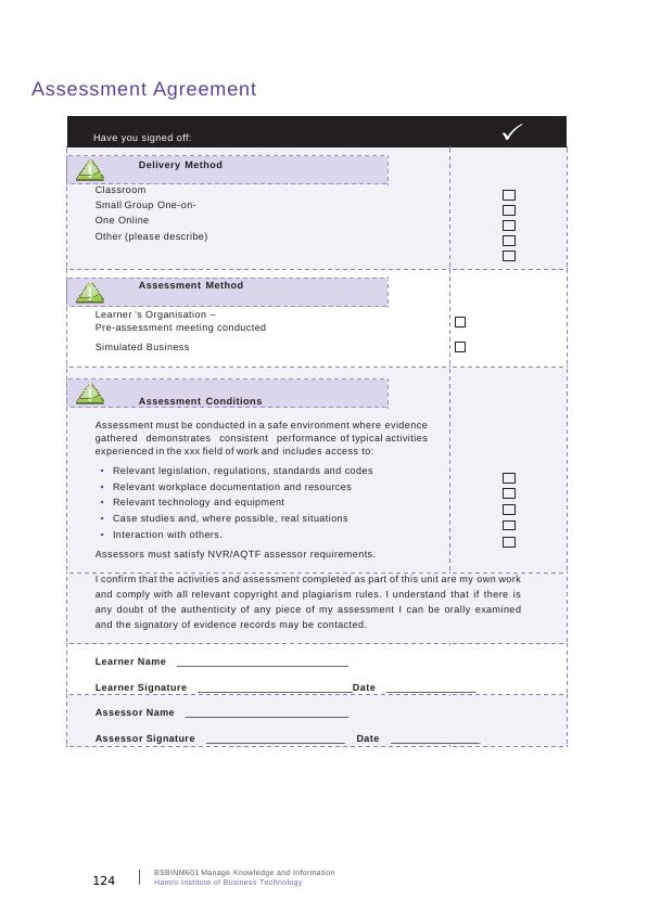 Learner Assessment Pack - Manage Knowledge and Information_5