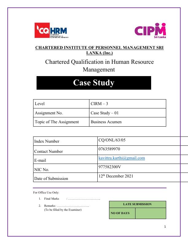 Chartered Qualification in Human Resource Management_1