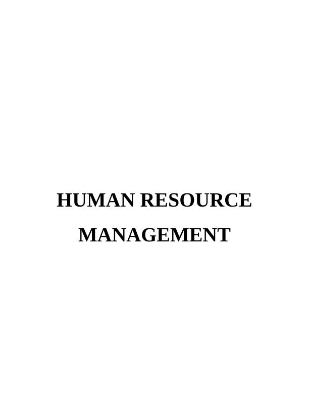 Human Resource Management : Posh Nosh Limited_1