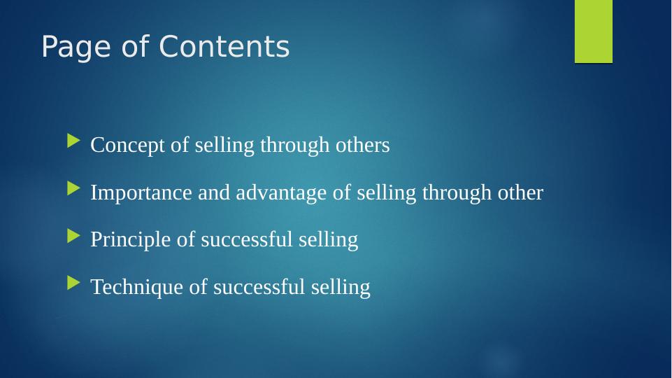 Concept of selling through others_2