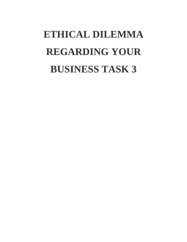 Solving Ethical Dilemma_1