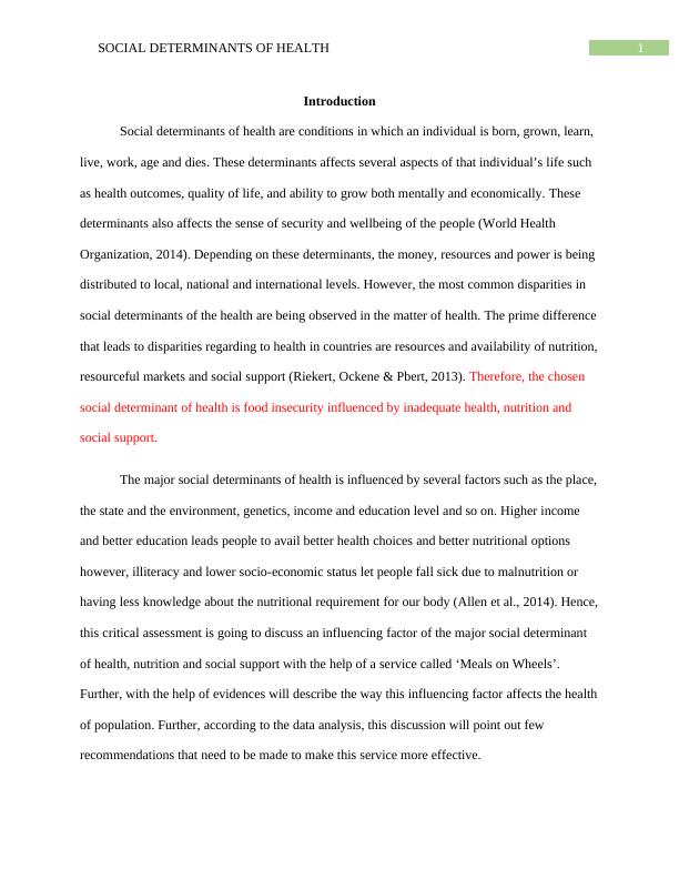 Social determinants of Health Report_2