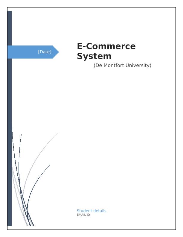 E-commerce system Assignment_1