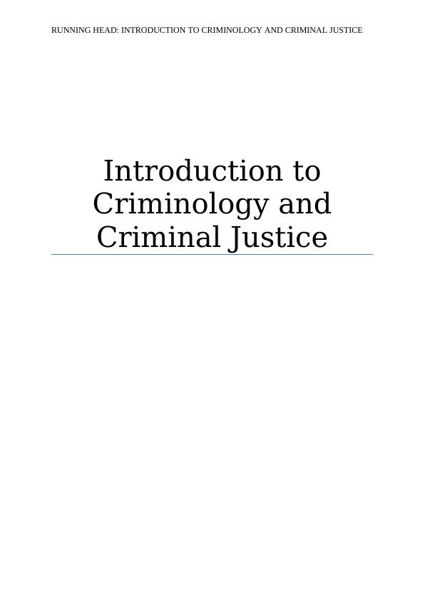 Introduction to Criminology and Criminal Justice_1