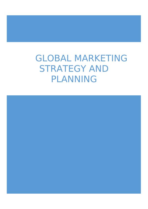 Global Marketing strategy and planning_1