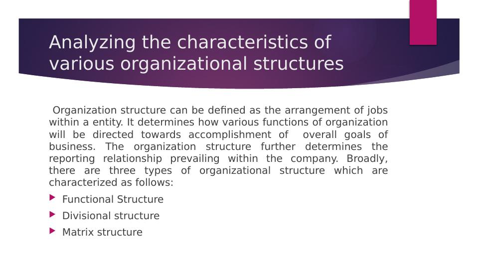 Analyzing Characteristics of Organizational Structures_2