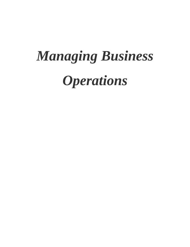 Managing Business Operations_1