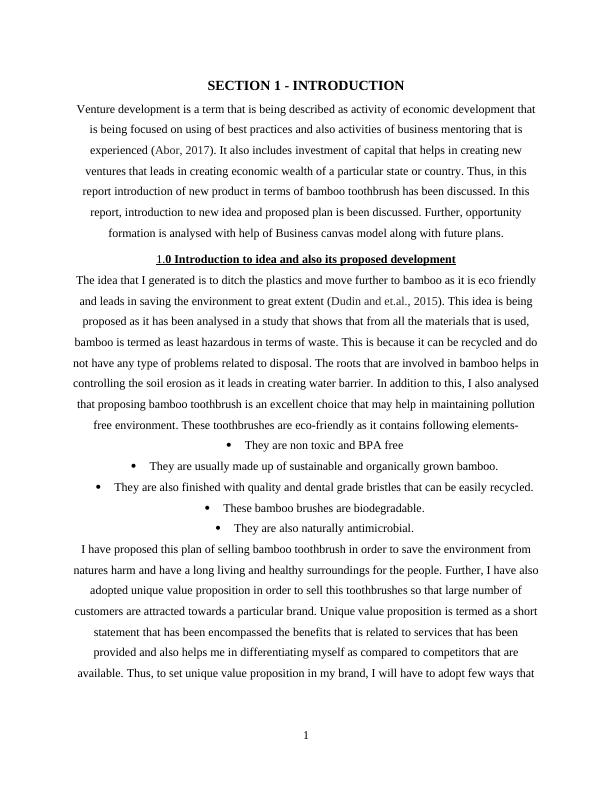 Venture Development Proposal - Reflective Writing_3