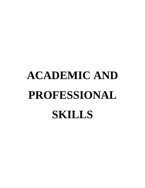 Academic and Professional Skills - Doc_1