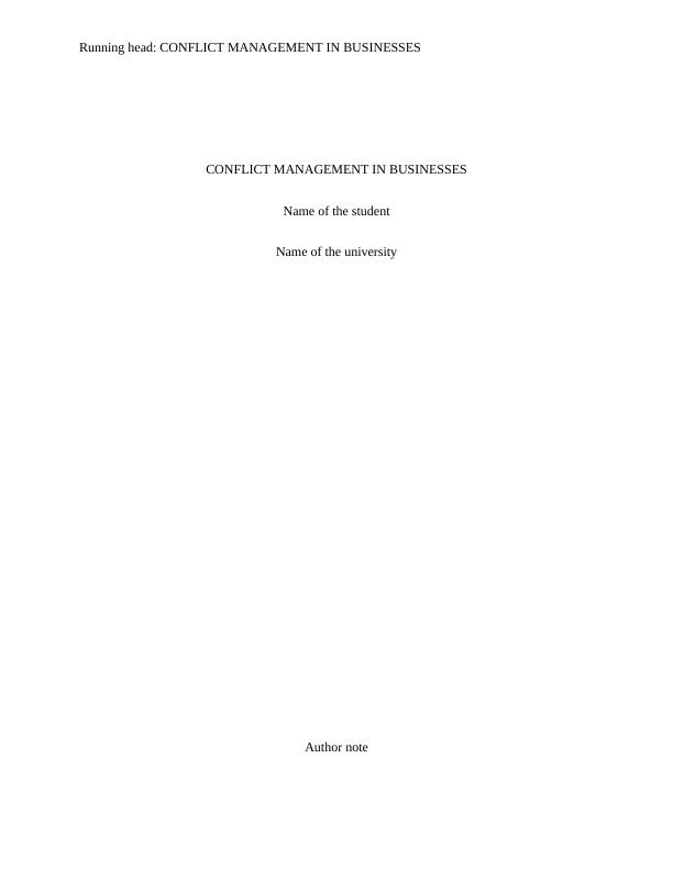 Conflict management in businesses  PDF_1