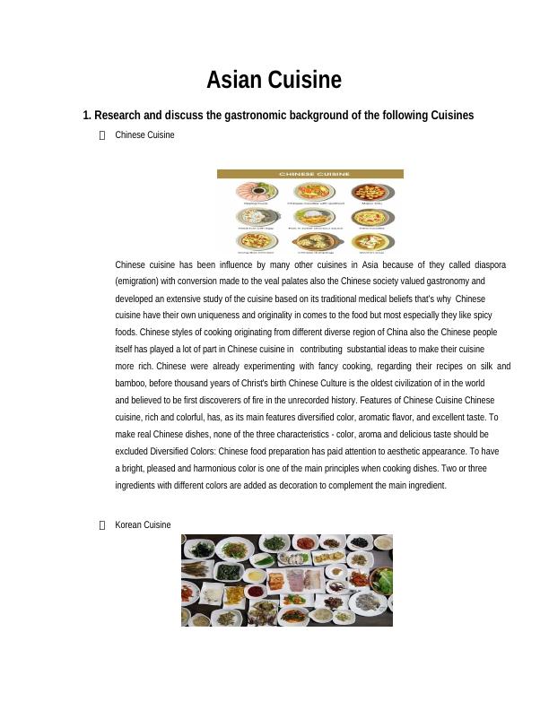 Chinese Cuisine  Assignment PDF_1