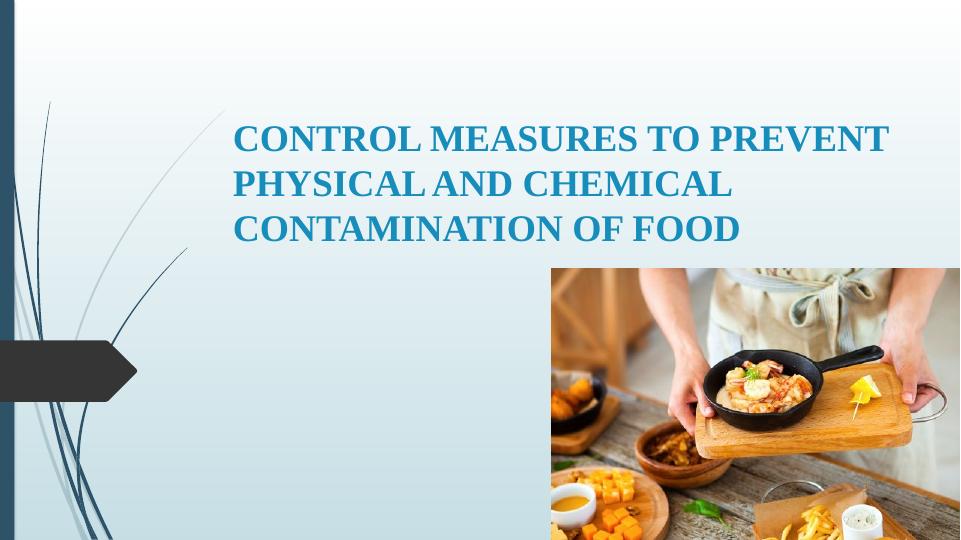 Control Measures to Prevent Physical and Chemical Contamination of Food_1