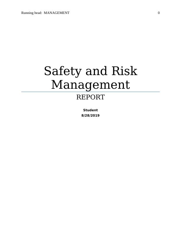 Safety and Risk Management Report 2022_1