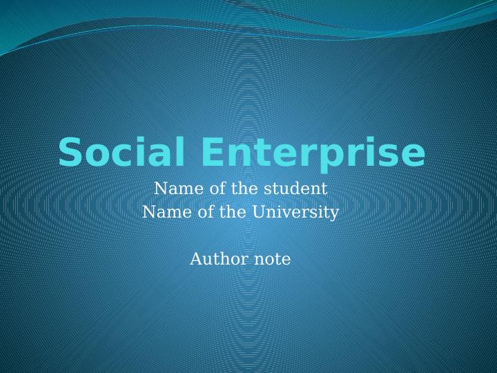 Social Enterprise: A Business Model Canvas Analysis_1
